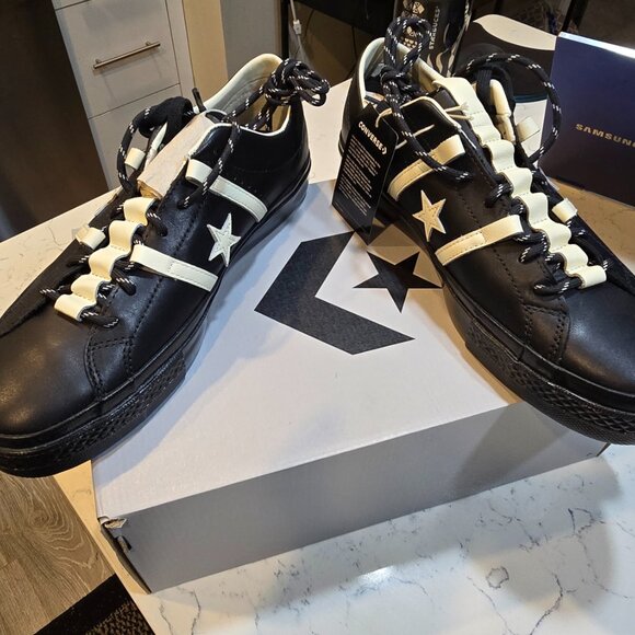 CONVERSE CONS x Bobby Dekeyzer One Star Academy Pro - Black/Egret/Black MENS 10 - Picture 3 of 15